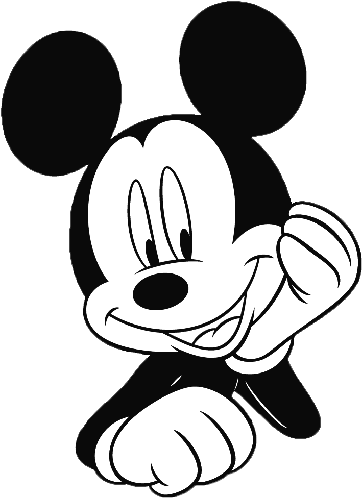 Disney Continues Media Acquisition - Mickey Mouse Color Book Clipart (769x983), Png Download