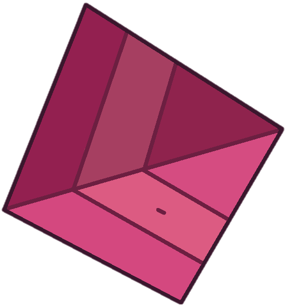 Gems Clipart Rectangle - Triangle - Png Download (567x607), Png Download