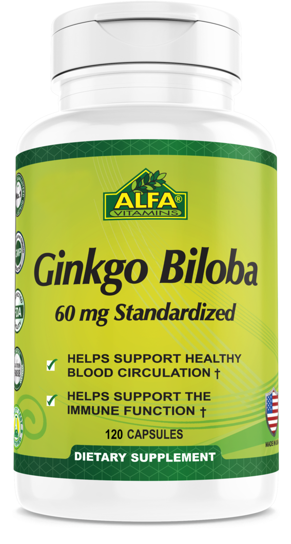 Ginkgo Biloba 60 Mg - Body Fat Vitamin Capsule Clipart (1170x1170), Png Download