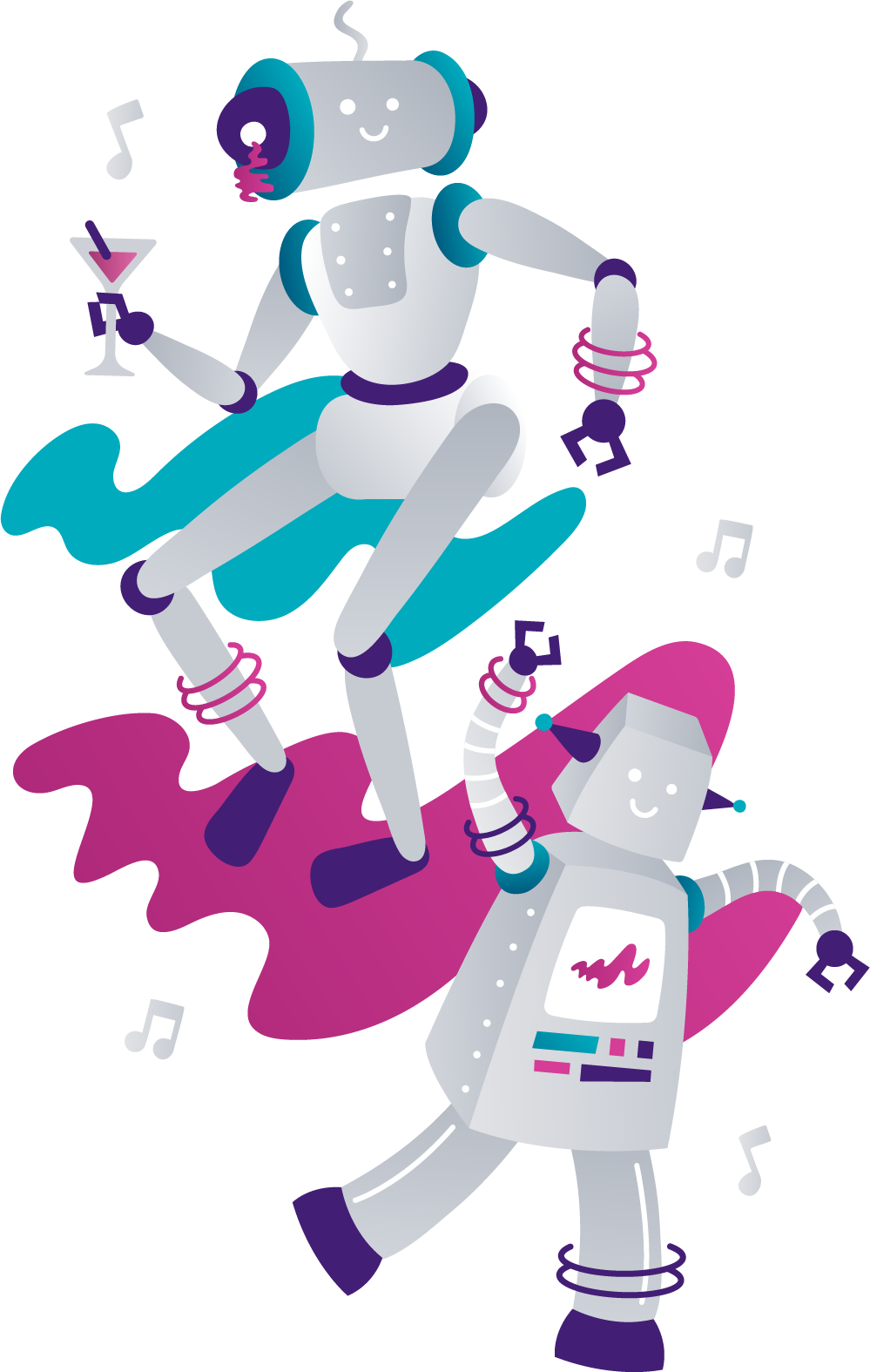 Robots-main - Illustration Clipart (999x1575), Png Download