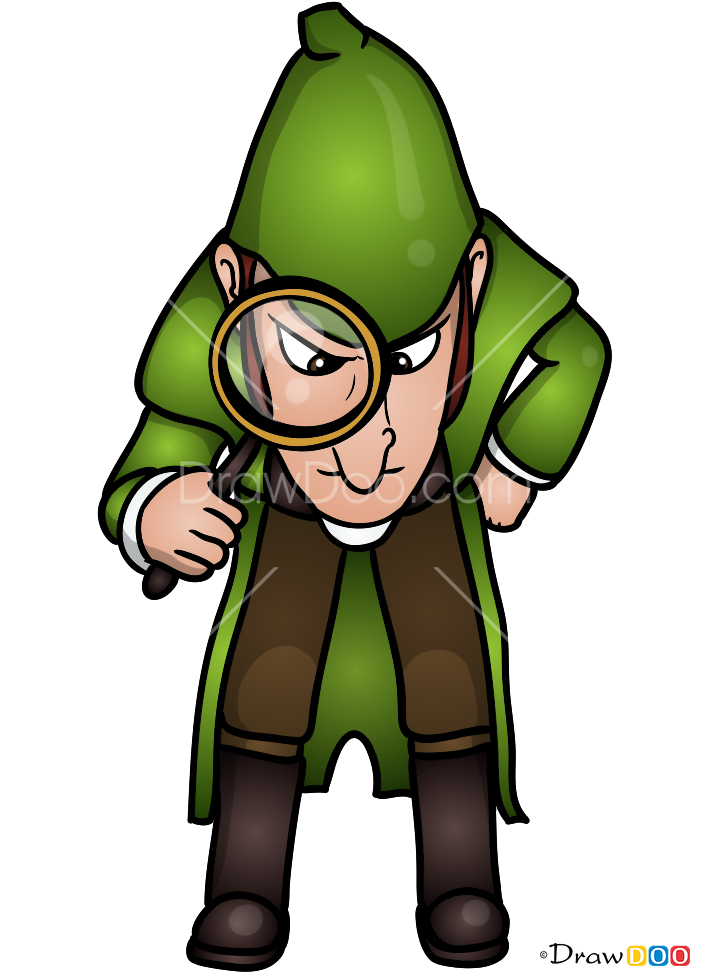 How To Draw Sherlock Gnomes, Sherlock Gnomes - Cartoon Clipart (710x998), Png Download