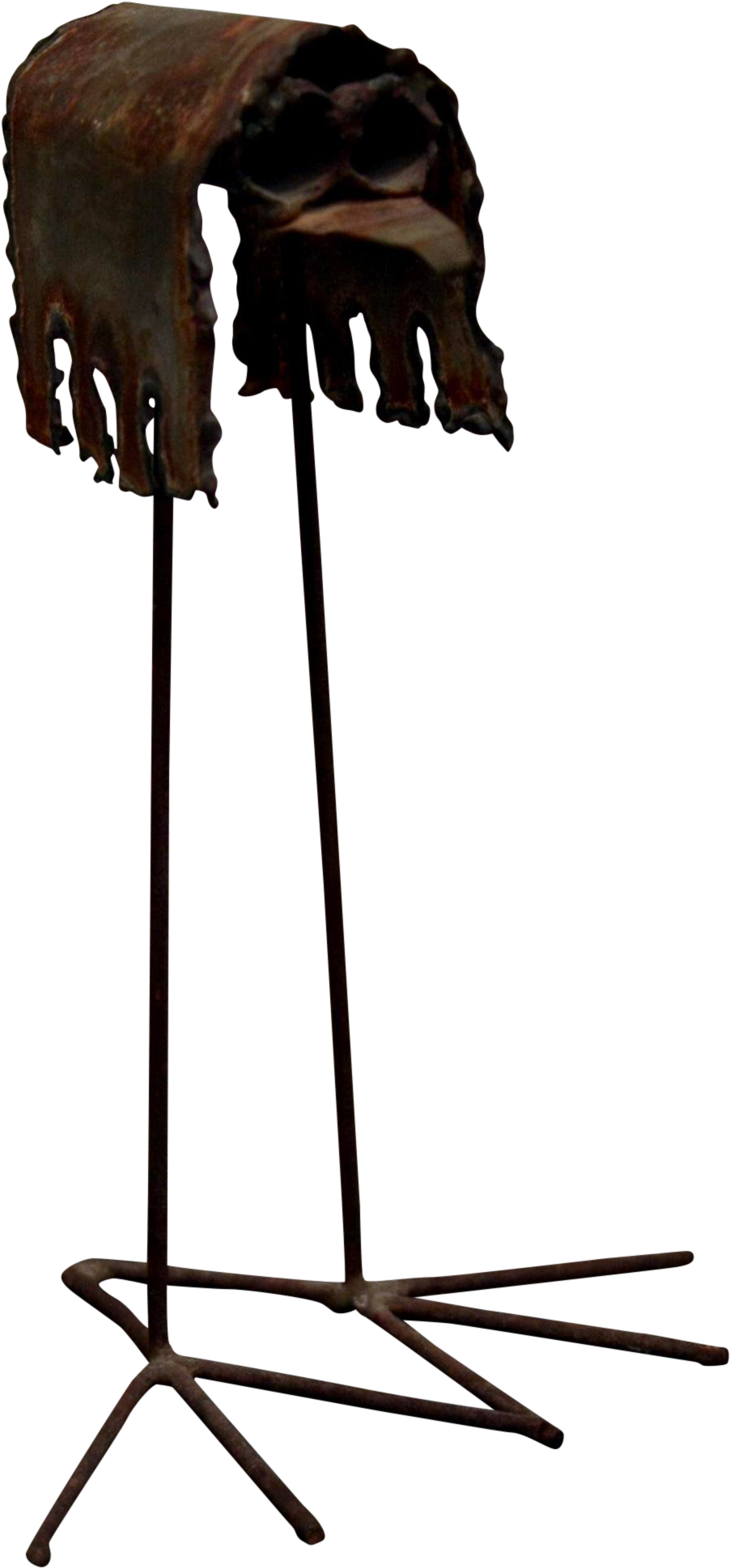 Brutalist Torch Cut Owl Sculpture On Chairish Clipart (1001x2153), Png Download