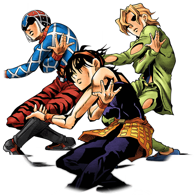 Unit Narancia, Mista, And Fugo - Cartoon Clipart (720x800), Png Download