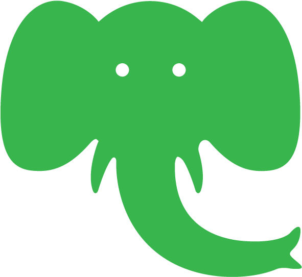 Green Elephant Wishlist Clipart (594x594), Png Download