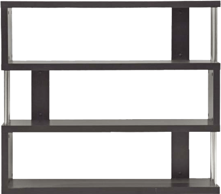 800 X 400 8 - 3 Tier Modern Bookcase Clipart (800x400), Png Download