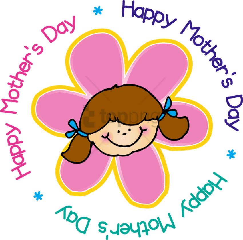 Free Png Mother's Day Tea - Cartoon Clipart (850x838), Png Download