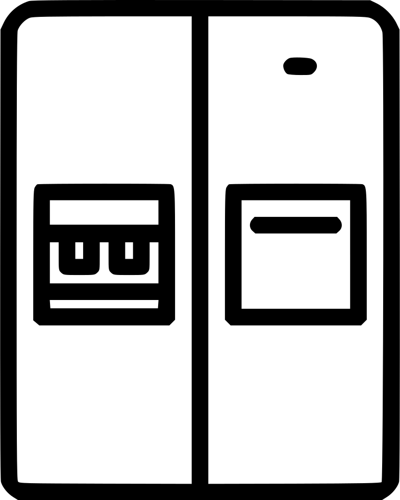 Png File Svg - Fridge Icon Svg Clipart (784x980), Png Download