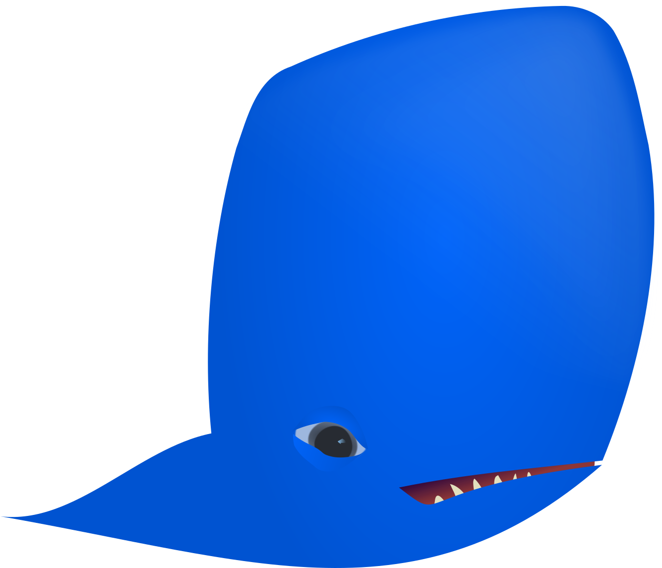 Whale 2 - - Marine Mammal Clipart (2000x1500), Png Download