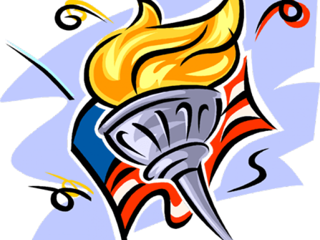 Torch Clipart Winter Olympic Torch - Olympics Clipart - Png Download (640x480), Png Download