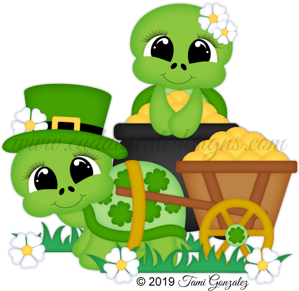 Turtle Treasure - Cartoon Clipart (600x600), Png Download