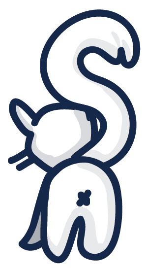 Cat Butt Clipart (618x618), Png Download