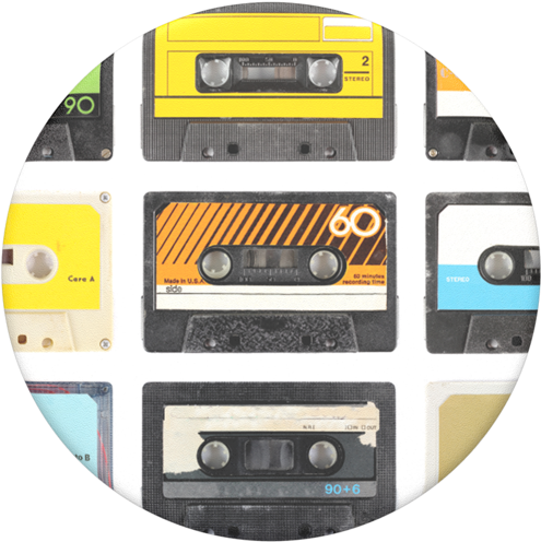 Cassette Popsocket Clipart (600x600), Png Download