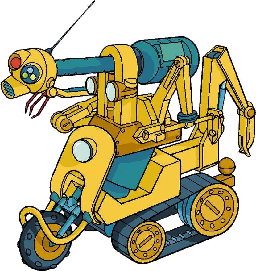 Joke Character - Godzilla Animated Series Robot Clipart (850x896), Png Download