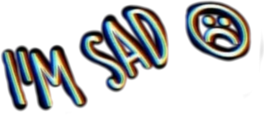 #sad #sadness #sadboy #sadgirl #broken #brokenheart Clipart (1024x1024), Png Download