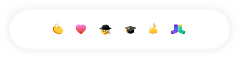Emoji For On-boarding Messages Clipart (1000x230), Png Download