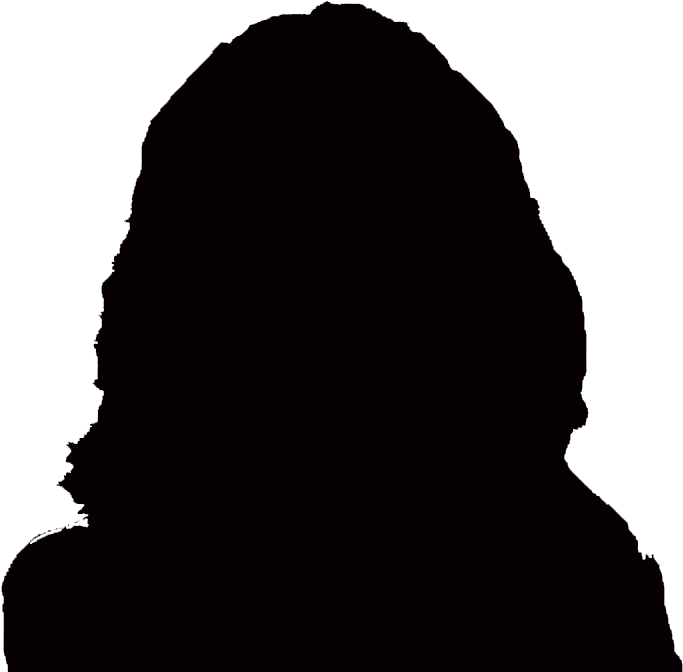 Chloe Season3 Interview Silhouette Black Transparent - Silhouette Clipart (800x800), Png Download