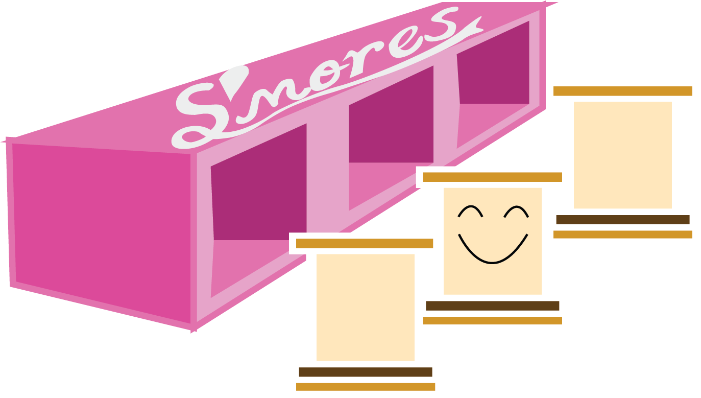 Smores Drawers $3 Clipart (1373x779), Png Download