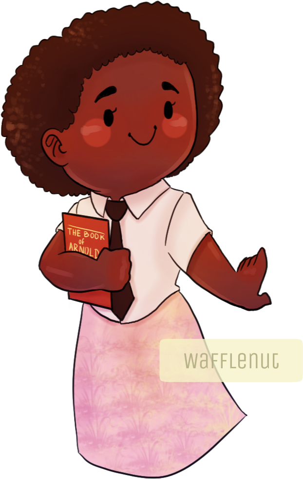 I Am A Waffle Nut Deal With It I Wanted To Draw Cute - Cartoon Clipart (991x991), Png Download