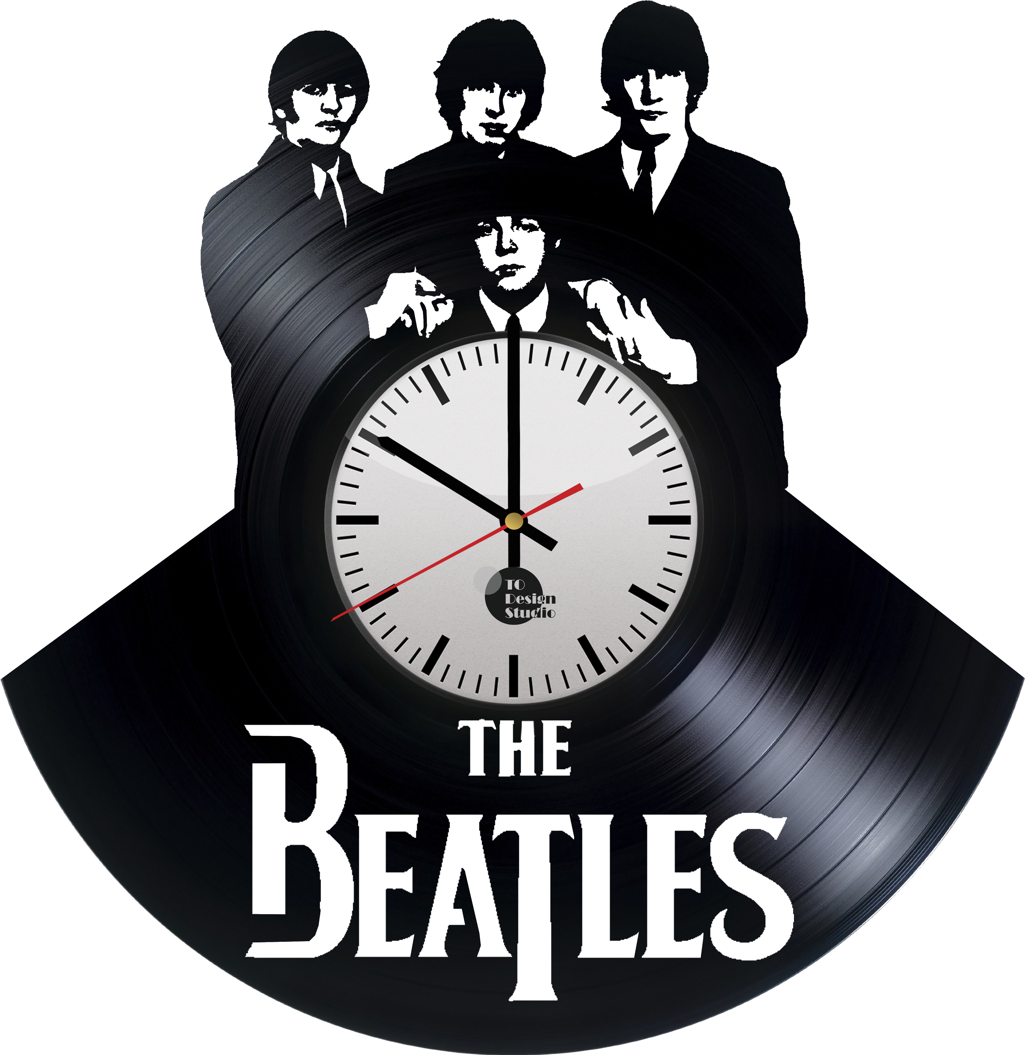 4016 X 4016 29 - Beatles Clock Clipart (4016x4016), Png Download