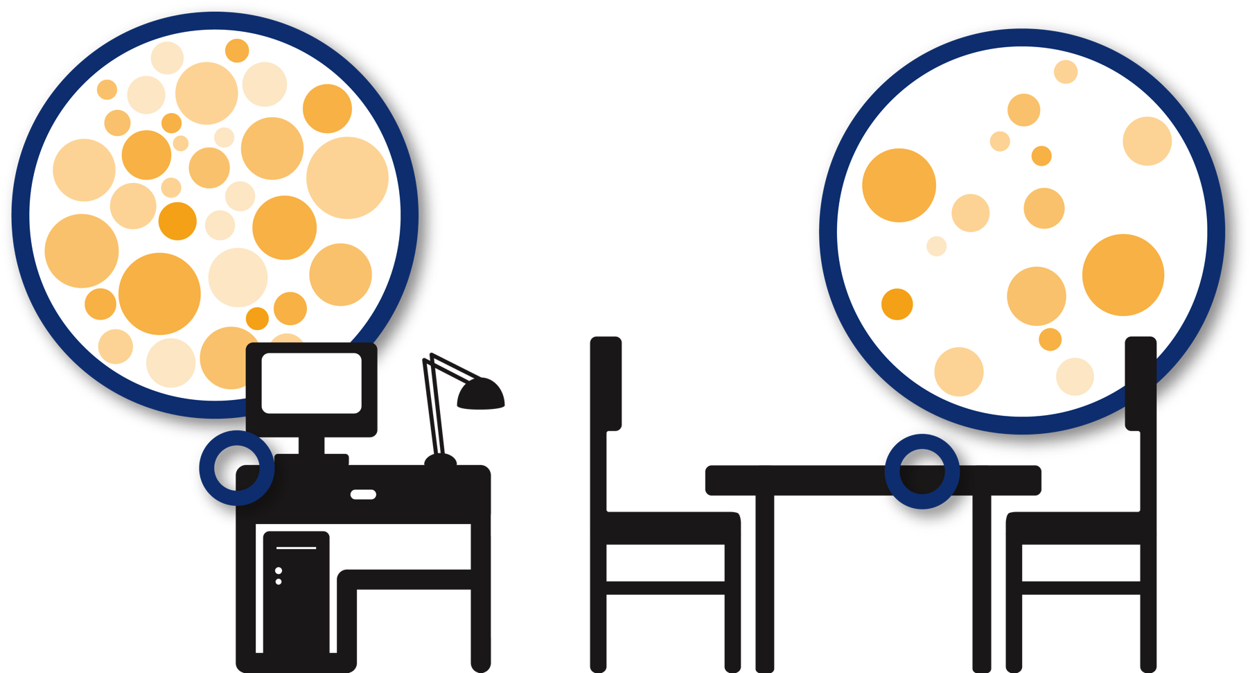 The Average Desk Has 100 Times More Bacteria Than A Clipart (1815x976), Png Download