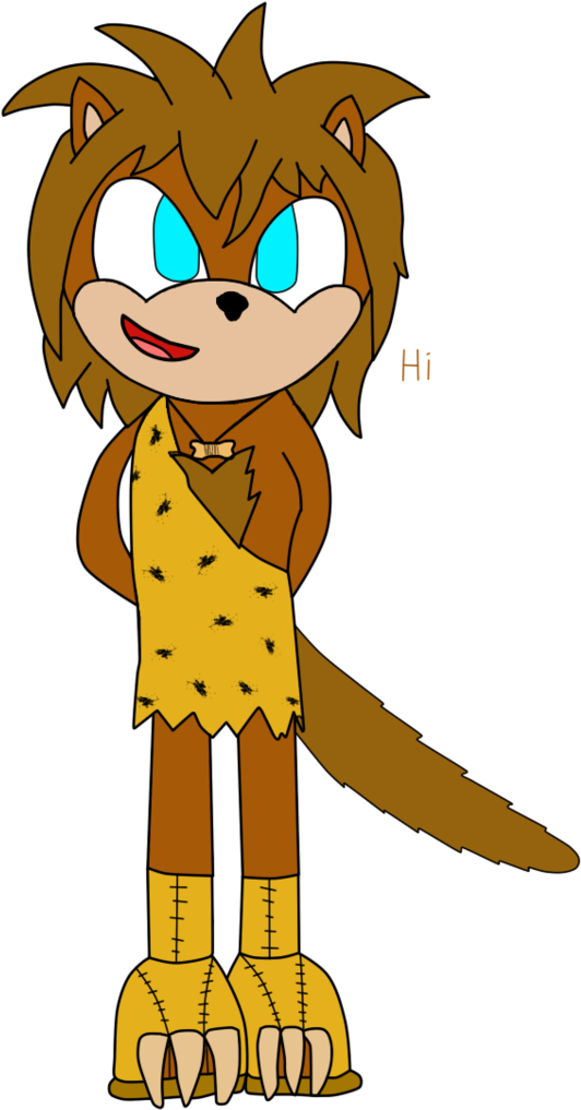 Bruno The Strong - Cartoon Clipart (753x1061), Png Download