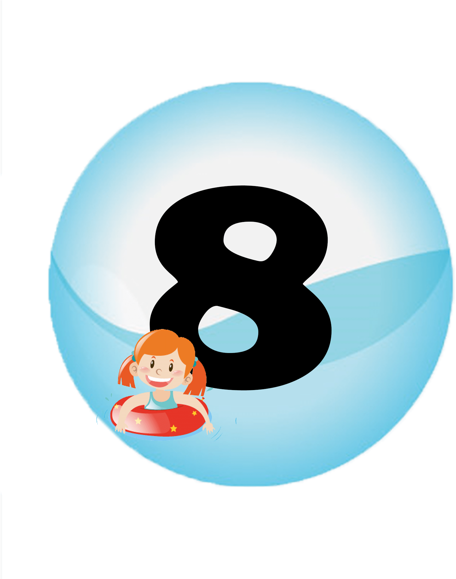 Swim Kids - Circle Clipart (2000x2000), Png Download