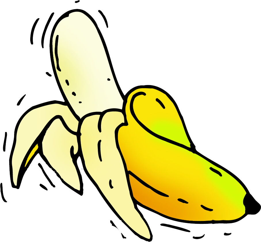 Banana Clipart (1000x1000), Png Download