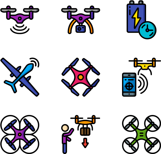 Drone Technology - Cute Ufo Icon Clipart (600x564), Png Download