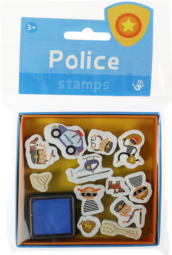 Mini Stamps - Police - Art Clipart (640x640), Png Download