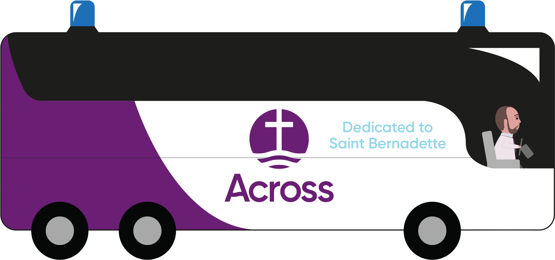 Click Here To Get Your Jumbulance Moneybox - Bus Clipart (1969x1232), Png Download