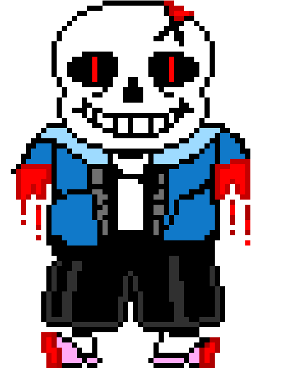Underground Sans - Undertale Sans Clipart (580x780), Png Download