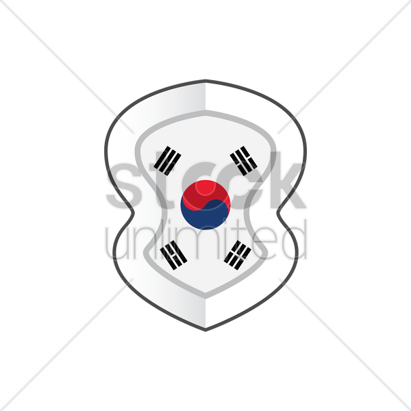Korean Flag Drawing - South Korea Flag Clipart (600x600), Png Download