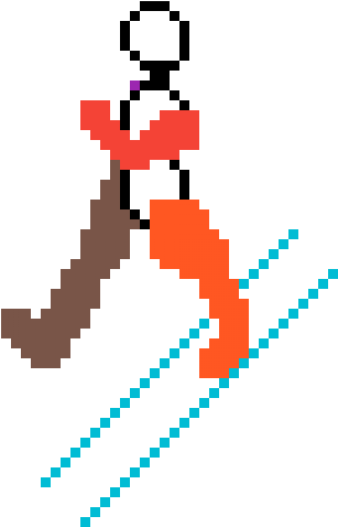 4-cycle Walking - Pixel Art Clipart (576x576), Png Download