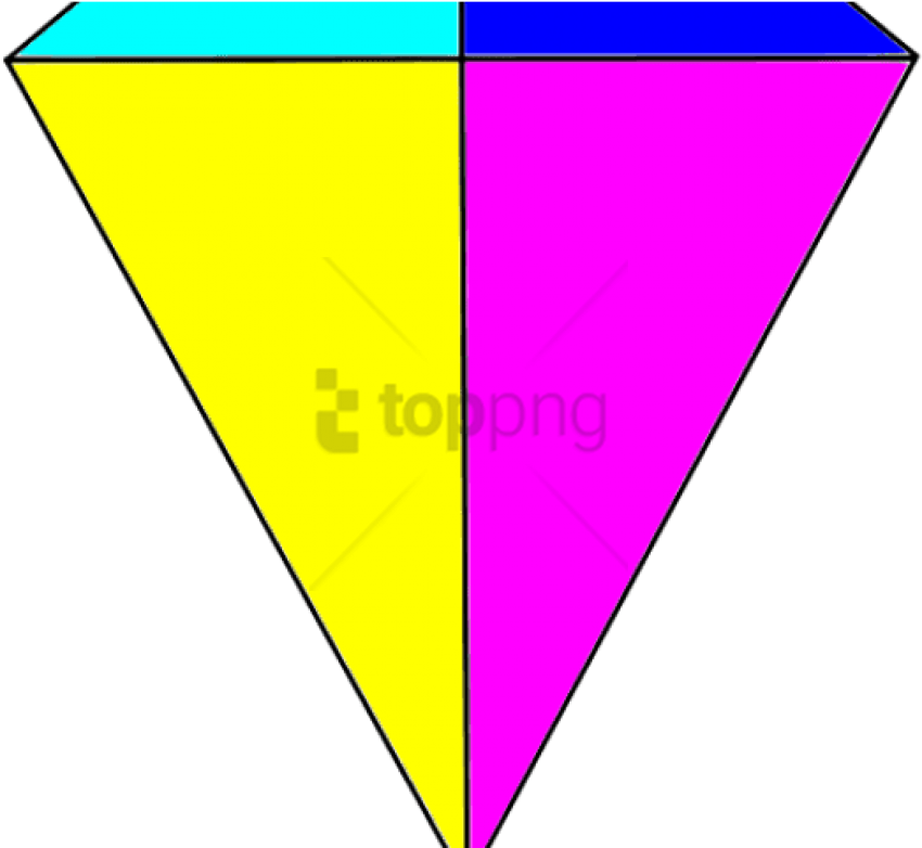 Free Png Kite- Kite Png Image With Transparent Background - Triangle Clipart (850x782), Png Download