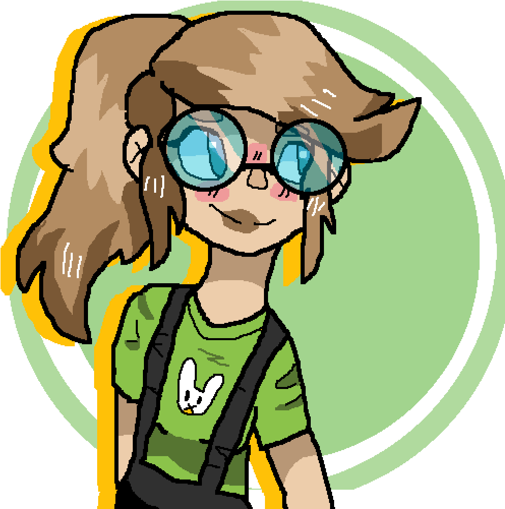 A Lazy Drawing Of Josie - Cartoon Clipart (1000x1000), Png Download