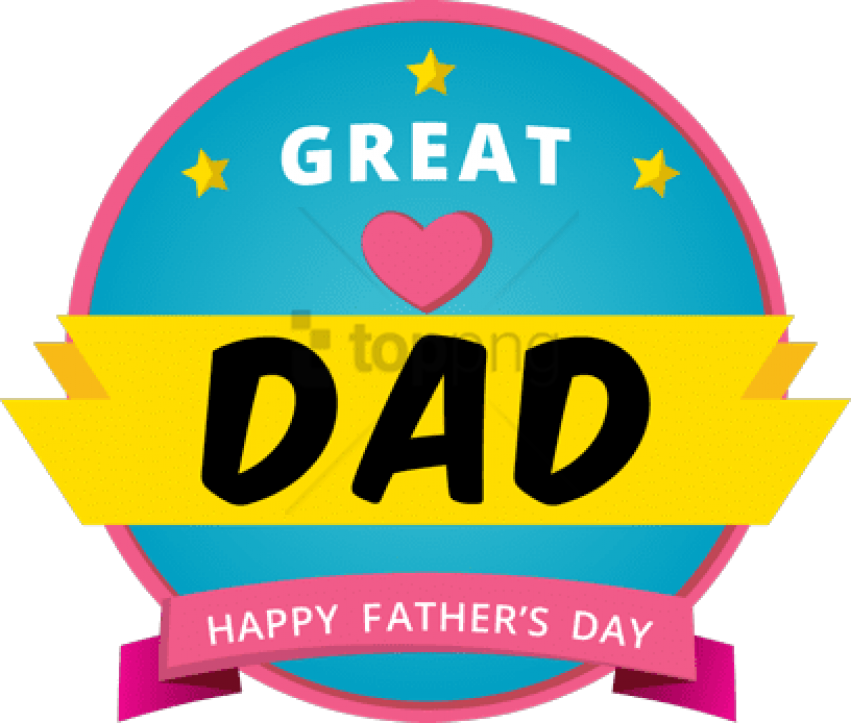 Free Png Father's Day Stickers Clipart (851x723), Png Download