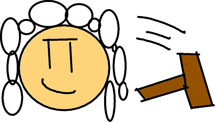 The Judge - Drawing1 Clipart (861x490), Png Download