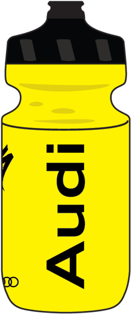 Audi Cycling Team Issue Oz Kryki Sports - Plastic Bottle Clipart (1024x1024), Png Download