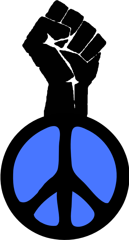 Fist Occupy Wall Street Fight The Power Peace Groovy - Rage Against The Machine Fist Clipart (532x1001), Png Download