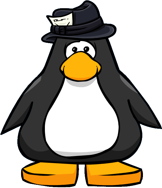 Journalist Clipart Hat - Penguin With A Top Hat - Png Download (637x646), Png Download