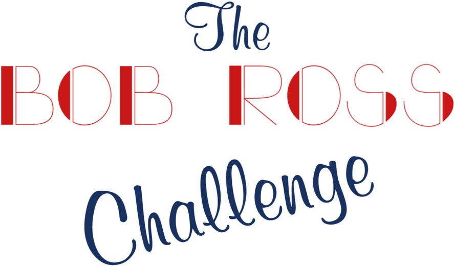 Painting The Bob Ross - Calligraphy Clipart (1000x619), Png Download