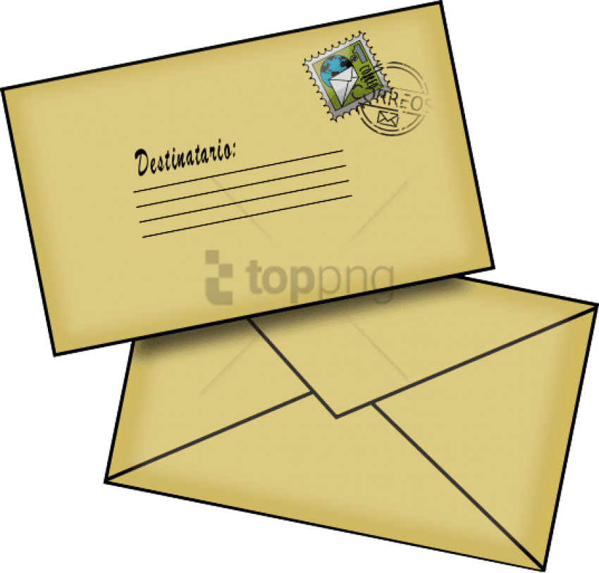 Free Png Letter Clipart Png Image With Transparent - Clipart Of Letter (850x813), Png Download