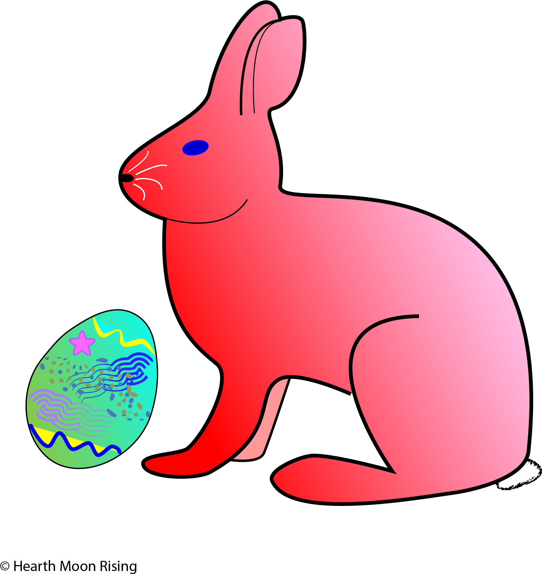Happy Spring - Domestic Rabbit Clipart (2323x1916), Png Download