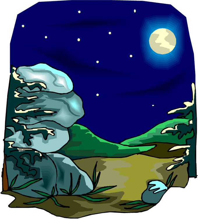 Full Moon Fun Clip Art - Illustration - Png Download (680x750), Png Download