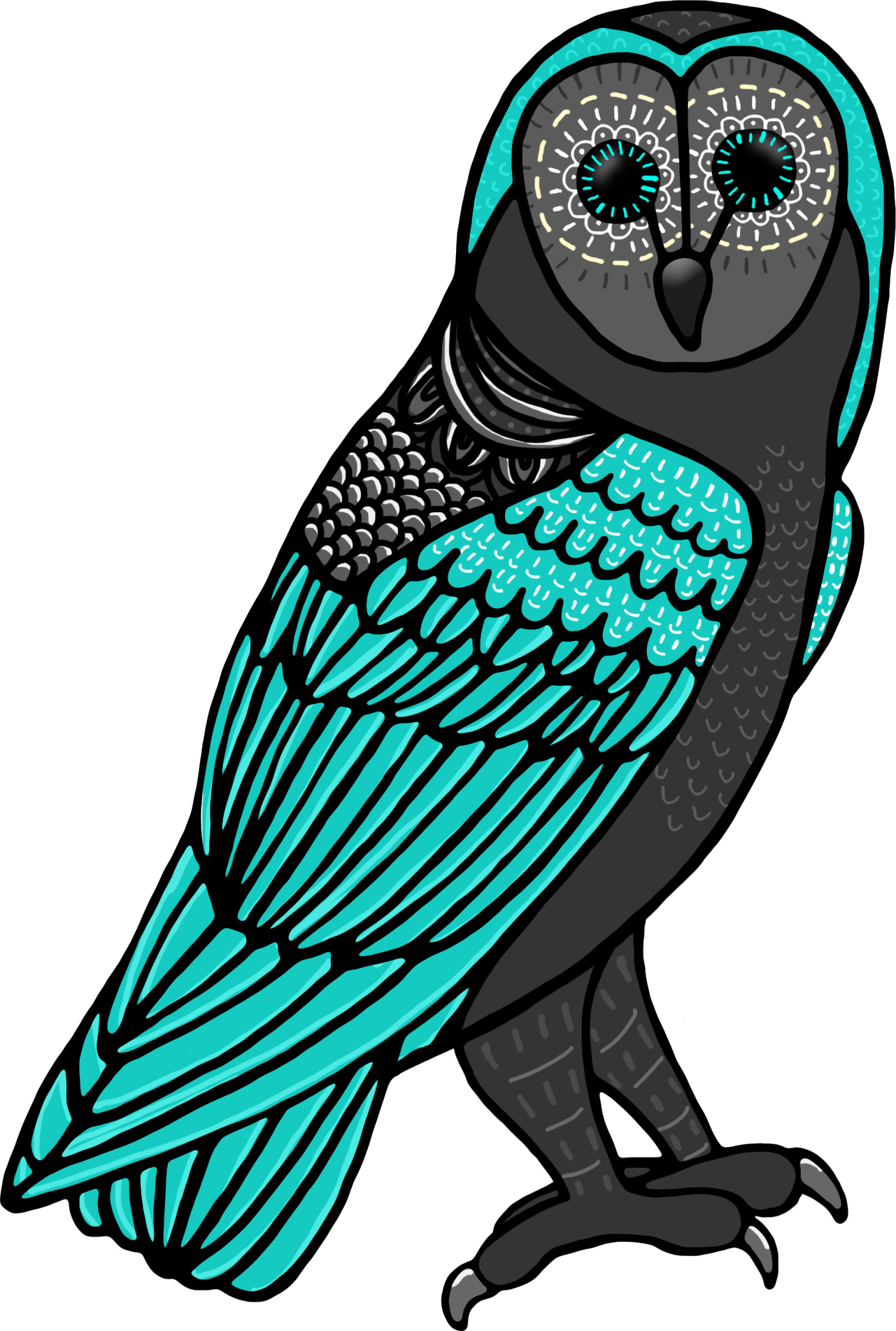 Ch De Teachers Pay Teachers Cute Owl Owls Clip Art - Illustration - Png Download (1281x1902), Png Download