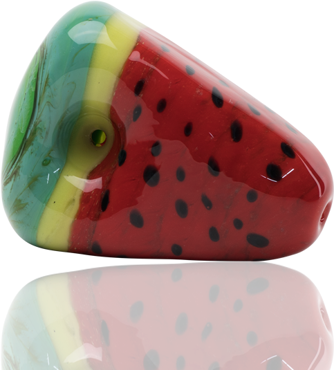 Empire Glass Watermelon Slice Glass Pipe - Watermelon Glass Pipe Clipart (800x800), Png Download