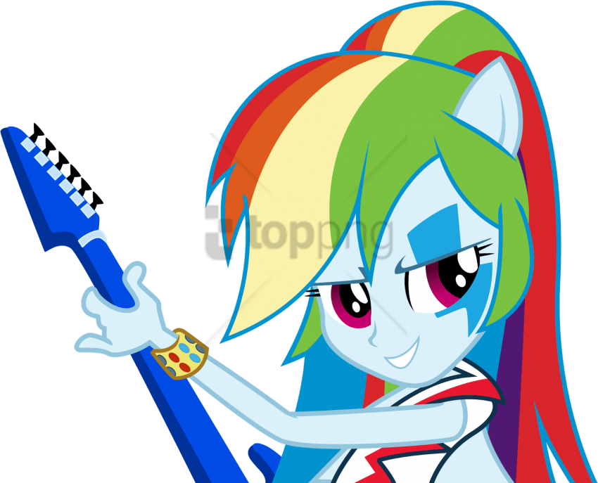 Free Png Rainbow Dash And Fluttershy Rainbow Rocks - Flutterdash Wattpad Clipart (850x687), Png Download