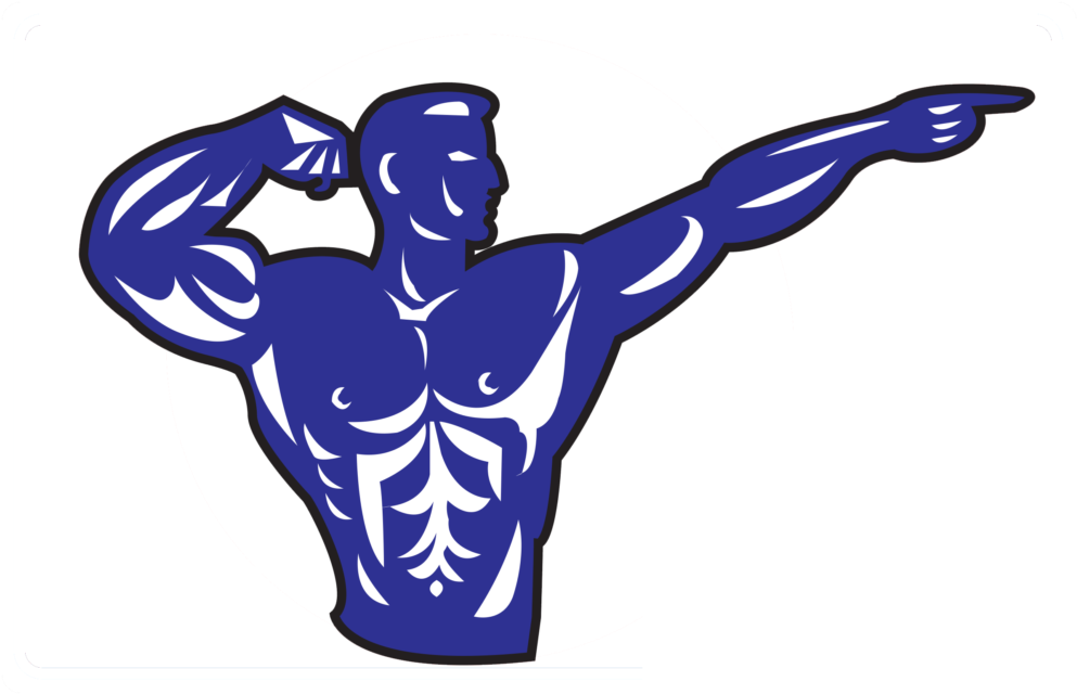 Mass Weight Anvil - Bodybuilder Clipart (1024x661), Png Download