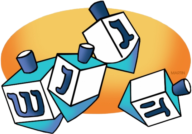 Dreidel Cliparts - Dreidel Hanukkah Clip Art - Png Download (640x480), Png Download