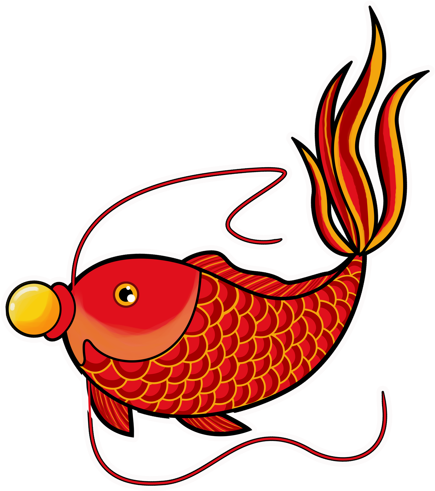 Chine Style Chinois Festif Mulet Rouge Png Et Psd - Illustration Clipart (2000x2000), Png Download